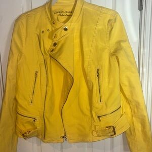 Lauren Ralph Lauren Yellow Jean Jacket